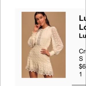Lulus Cream Dress